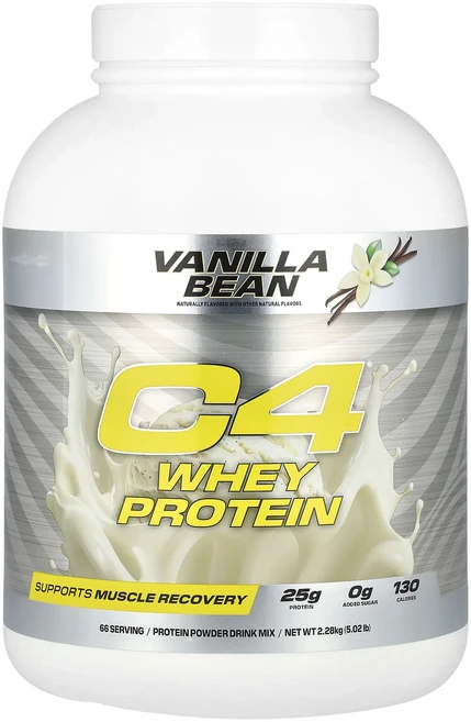 새해 건강을 선물하세요 C4 / Cellucor C4® 유청 단백질 바닐라빈 2.28kg(5.02lb) 특별관리진행, C4CellucorC4유청단백질바닐라빈228kg502l, 1개 - 쿠팡