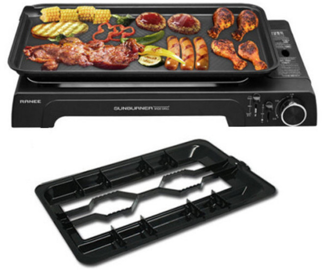 라니 가스와이드그릴 캠핑 휴대용 가스버너 REWG-9300B REWG-i100B REWG-9400B, 1개