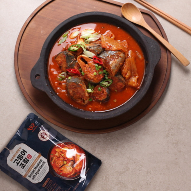 [제주웰링] 제주도 묵은지 고등어 조림, 500g, 2개