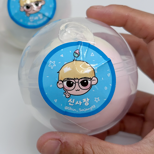 신사장의 제로왁뿌볼 [수제], 3색(혼합색), 40g, 1개
