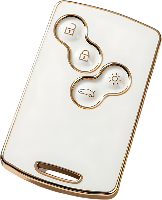 1+1 르노삼성 호환 차 키케이스 스마트 TPU 키커버 리모컨, TA60(4버튼)T, 블랙+화이트