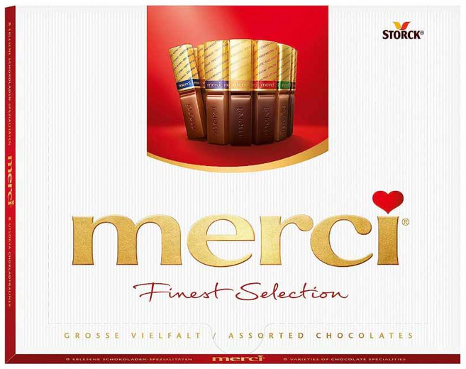 Storck (해외) 스톡 메르시 초콜릿 레드 250g, 1개