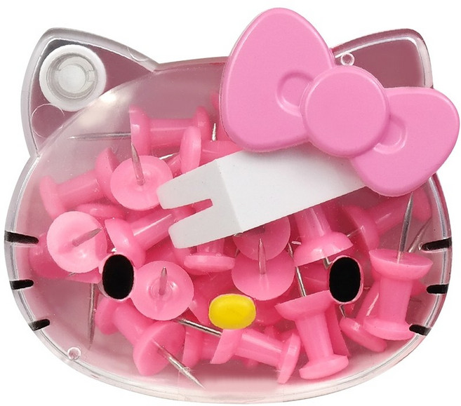 바이하츠 헬로키티 키티 얼굴 케이스 컬러슈파핀 30개입 HKSP, 1개