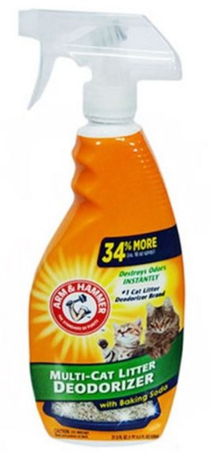 고양이 반려묘 배변용 모래 탈취제 스프레이, 1개, 636ml