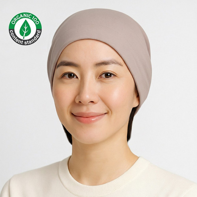 항암모자 오가닉코튼100% 고급원단 수면비니 국내생산 사계절