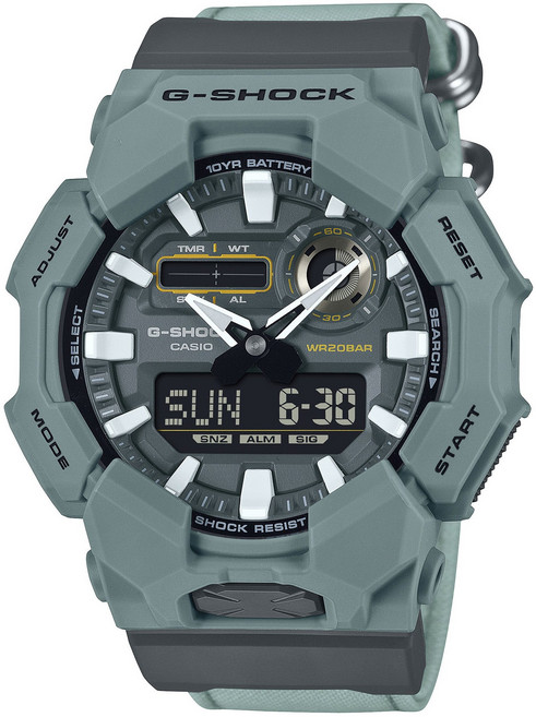 CASIO 卡西歐 G-SHOCK CORDURA 20 BAR 男士帆布手錶 GA-010CE-2AJF