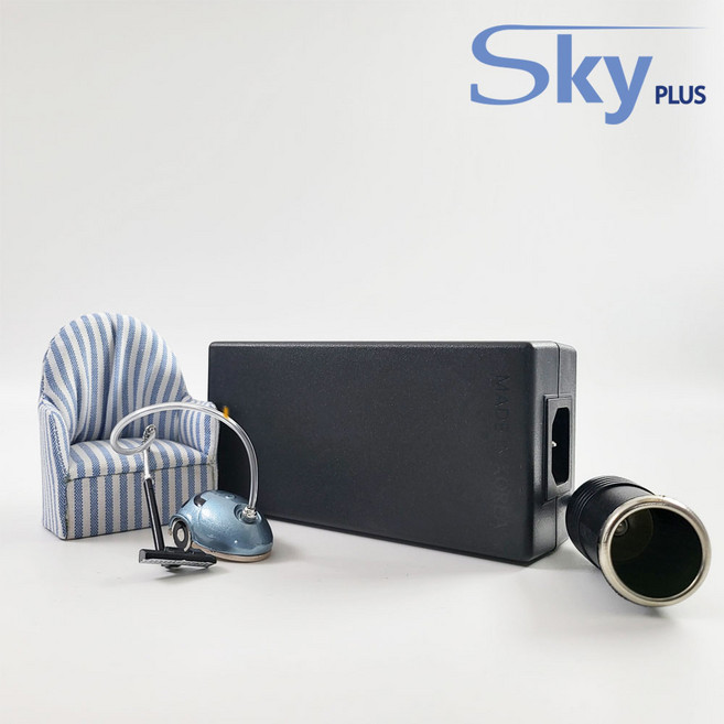 대한민국 SKYPLUS 시거잭 충전기 [3구접지] 블랙앤데커 청소기 EPD1200AVA 호환 어댑터