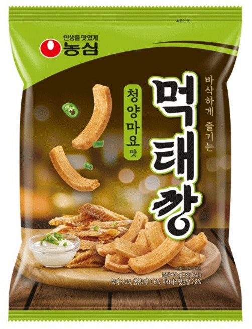 먹태깡 청양마요맛 스낵, 60g, 1개