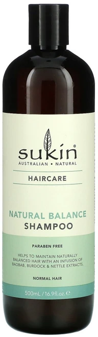 Sukin 모발 관리 Natural Balance 샴푸 정상 모발 500ml(16.9fl oz), 1개, 500ml - 쿠팡