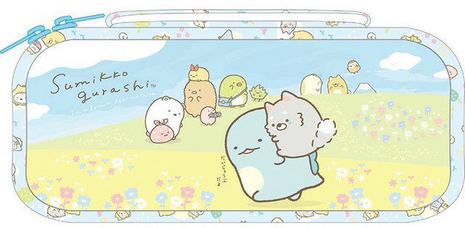 Sumikko Gurashi 雙層上翻筆袋, 1個, 藍色