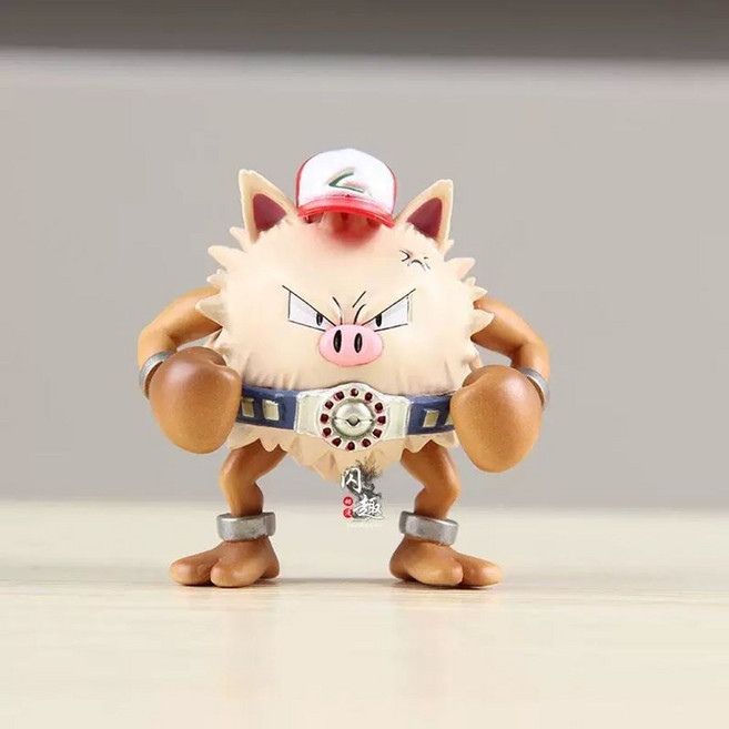 애니메이션 포켓몬스터 성원숭 피규어 높이 챔피언 6.4cm 스타일 약 모델 버젼, 1개, A. 높이 6cm