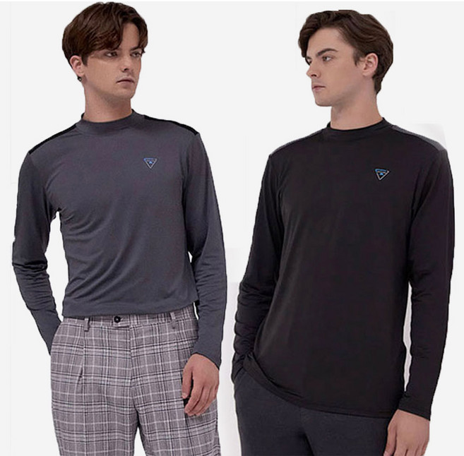 레드캠프 남성 피치 기모 약기모 세미 터틀넥 티셔츠 모크넥 4종