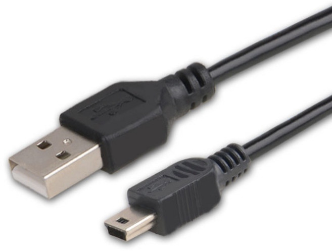 Mini USB 充電傳輸線, 1個, MINI USB充電線(黑)80CM, 黑, 80cm