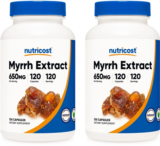 뉴트리코스트 Myrrh 미르 추출물 650mg 120캡슐, 120정, 2개 - 쿠팡