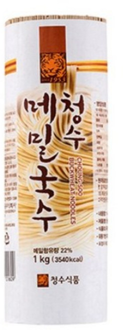청수식품 메밀국수, 1kg, 2개