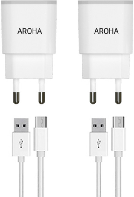 국산 아로하 2.1A 2usb 휴대폰 멀티 충전기 갤럭시 아이폰 호환 1.2M 케이블포함, 충전기2개+1.2M  5핀 케이블2개, 1개