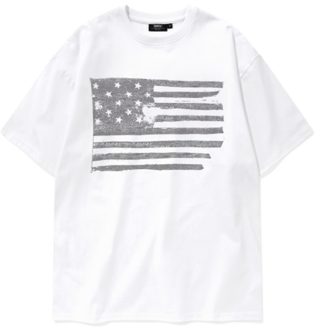 [카네이테이] THE STARS AND STRIPE SHORT SLEEVES (WHITE)