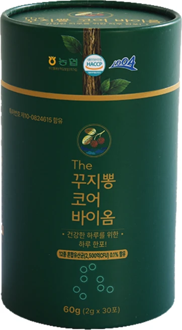 The 꾸지뽕 생유산균 프로바이오틱스 꾸지뽕 추출 분말과 12종혼합 유산균, 60g, 3박스 - 쿠팡