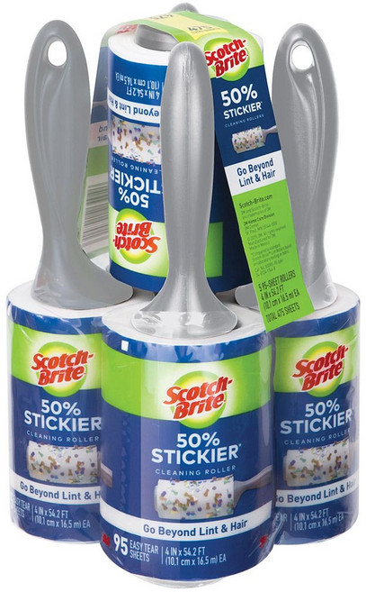 스카치브라이트 초강력 린트롤러 95매 X 5롤 코스트코 찍찍이 돌돌이, 2개