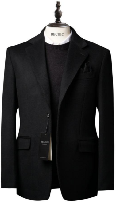 비시크 블렌 캐시미어 울 겨울 자켓