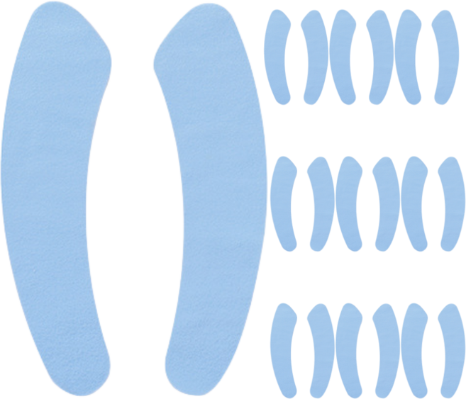 멜팅마켓 붙이는 극세사 변기시트, 블루, 10세트