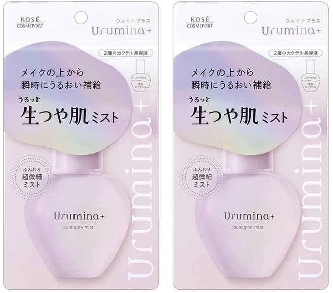 KOSE 우루미나+ 퓨어 글로우 미스트, 2개, 70ml