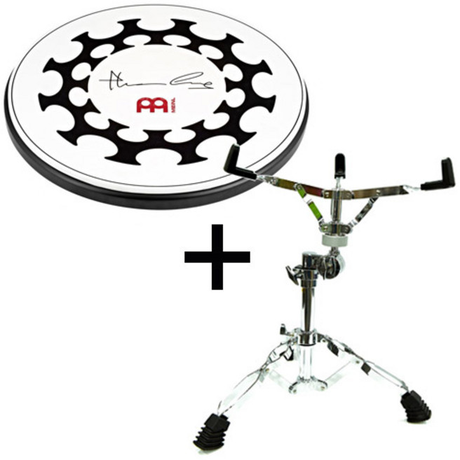 [Meinl] MPP-12-TL+JB-S-2C 토마스랭 12인치 고무연습패드+스네어 스탠드 포함, 1개