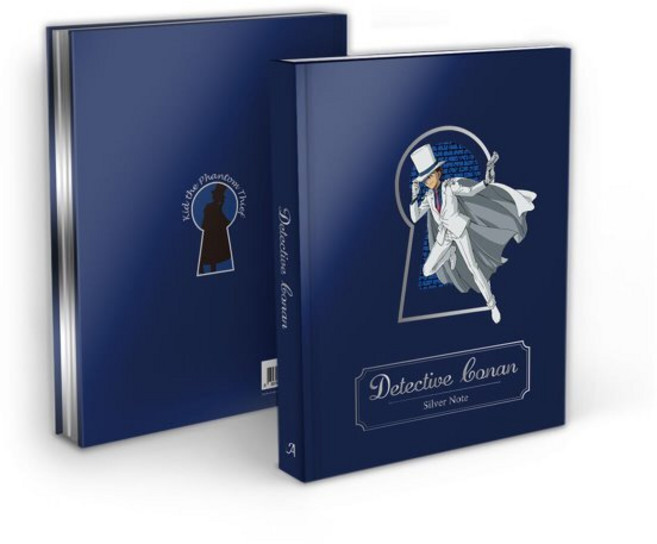 명탐정 코난 양장 은장 노트: 괴도 키드 에디션, 아르누보, 아오야마 고쇼 그림