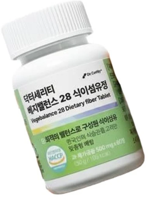 닥터세리티 베지밸런스 28 식이섬유정 60정, 1개, 500g - 쿠팡