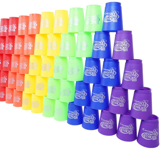 스포츠스택스 프로 1세트 (한색상낱개컵12개입), 그린