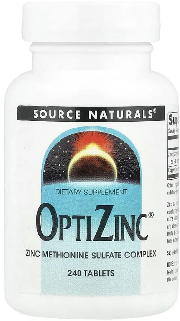 소스 내추럴스 Source Naturals OptiZinc 징크 구리 240정 1개, 240 개 - 쿠팡