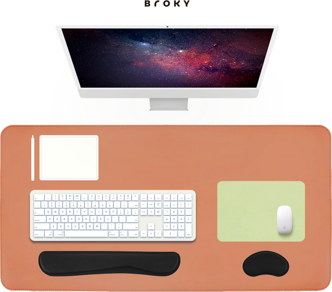 브로키 마우스패드, 소프트그린, 1개