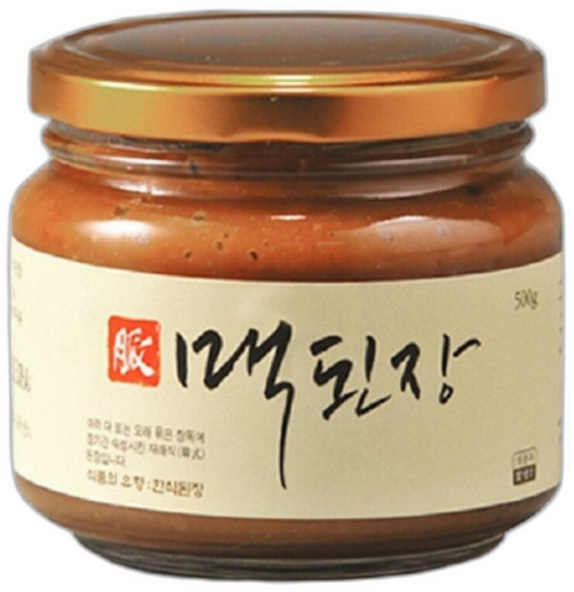 1년이상 발효시킨 맥된장, 1개, 500g