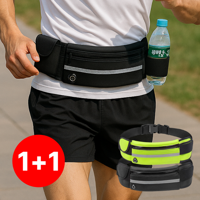 포베즈 핸드폰 물통 수납 러닝벨트 4세대 초경량 방수 힙색