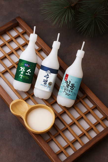 막걸리 생일초 막걸리초 생일파티 케이크초 데코초 특이한 초, 12개