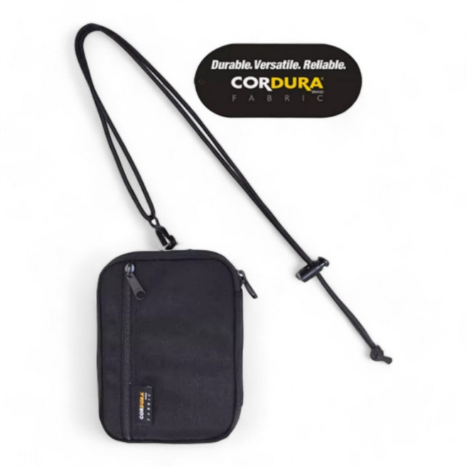 月曜 CORDURA 美國考杜拉旅遊護照收納包 證件包 掛繩 零錢包 卡包 小包