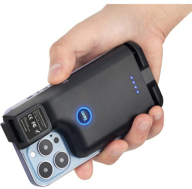 Tera 테라 와이어리스 1D 2D QR 바코드 스캐너 휴대용 백클립 3 in 12.4GHz Wireless USB Wired 스마트폰용 블루투스 미니 포켓 리더와 Androi, Black