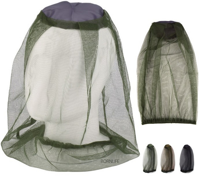 본라이프 얼굴보호 방충망 대 그물 머리모기장 모자위에 쓰는 대형 모기장 등산낚시모기장 벌초 캠핑 농사 양봉작업 등산모기장 방충모자 모기 말벌차단 그물모기장 모자 방충망사, FREE, 1개, 그린카키