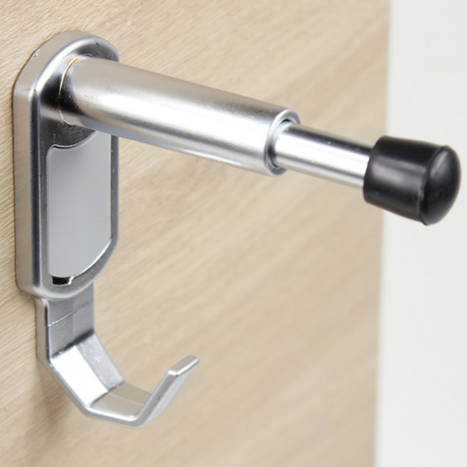 가람열쇠 그레이 큐비클 화장실 옷걸이 스토퍼, 그레이 쿠션옷걸이