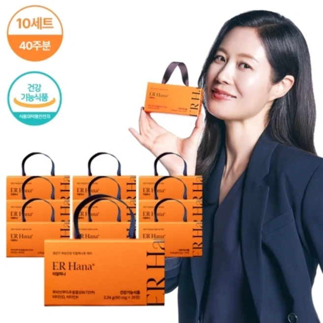 [M] *문소리 CF동일* 갱년기엔 이알하나 ERr731 10박스, 28정 - 쿠팡