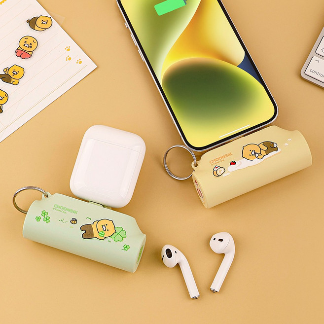 춘식이 C타입 도킹형 보조배터리, 클로버, 클로버