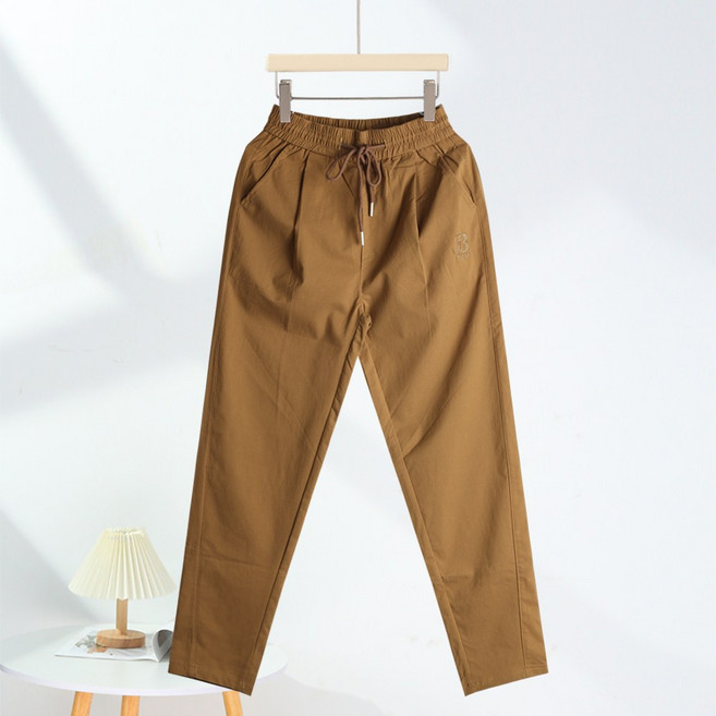 인디오 여성 밴딩 여름 쿨링 스판 자수 일자팬츠 NCH0216