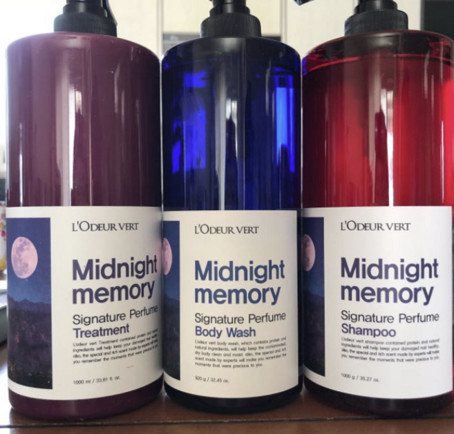 로더베르 시그니처 퍼퓸 바디워시 미드나잇메모리, 2개