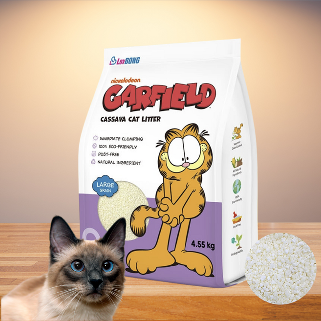 러봉 가필드 카사바 모래, 4.5kg, 1개, 무향