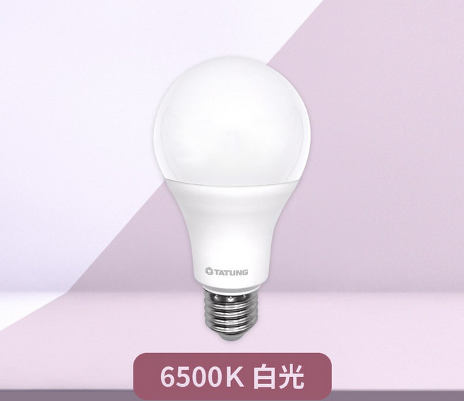 TATUNG 大同 LED球泡燈 16W E27, 1個, 6500K 白光/晝光色