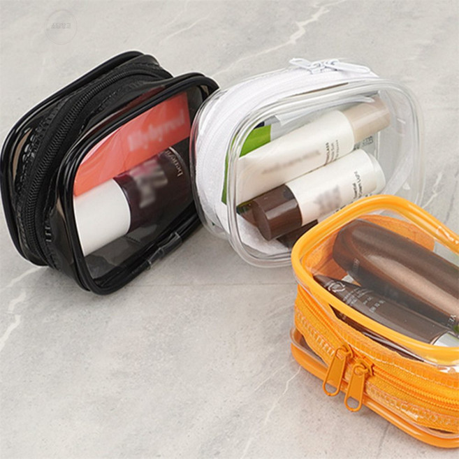 소담하우스 지퍼형 미니 투명 파우치 작은파우치