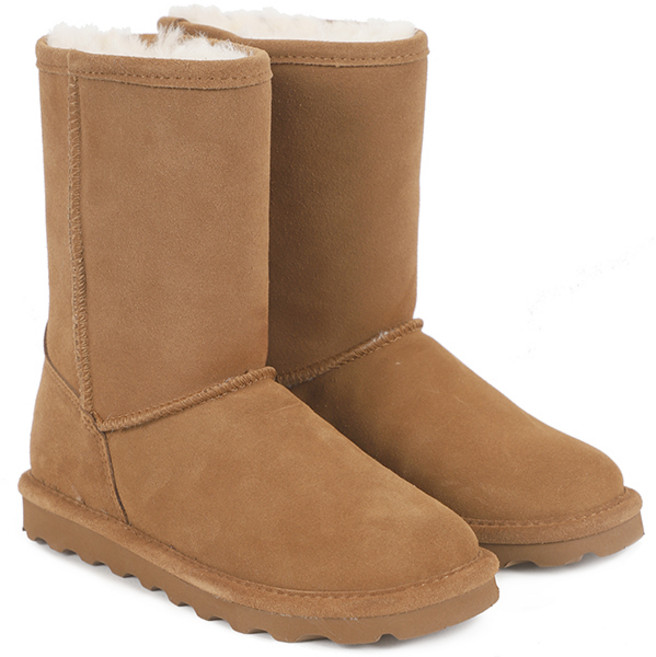 베어파우 여성 ELLE 쇼트 양털 어그 부츠 히코리 (1962W-220)