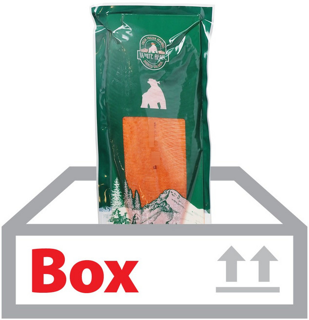 화이트베어훈제연어(칠레산슬라이스) 10kg(박스), 1개, 10kg