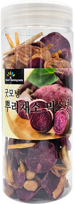굿모닝너츠 뿌리 채소 믹스넛 1통, 300g
