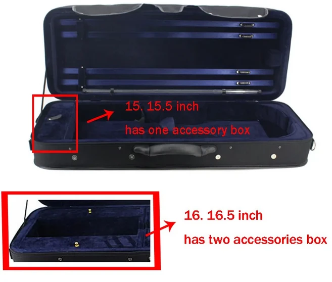 쿠쿠스토어 전문가 양면 비올라 케이스 습도계 사각형 상자 15 인치, 04 1  inches